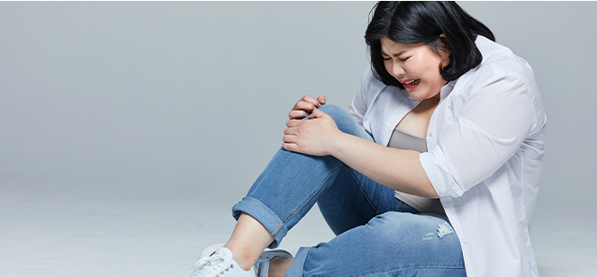 체중 증가, 과도한 관절 사용