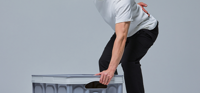 장시간 앉기, 무거운 물건 들기