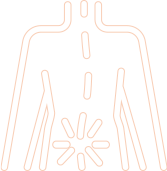 허리 주위가 아프고 뻣뻣함