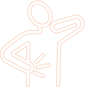 앉거나 허리를 앞으로 굽히면 증상 완화